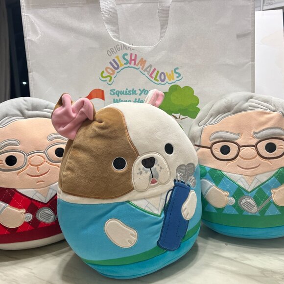 Warren Buffett Charlie Munger Omaha Dog Squishmallow 10" 2025 Berkshire Hathaway - Picture 14 of 16